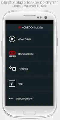 Homido Player android App screenshot 1